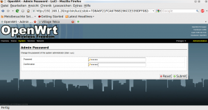 Configure your password.